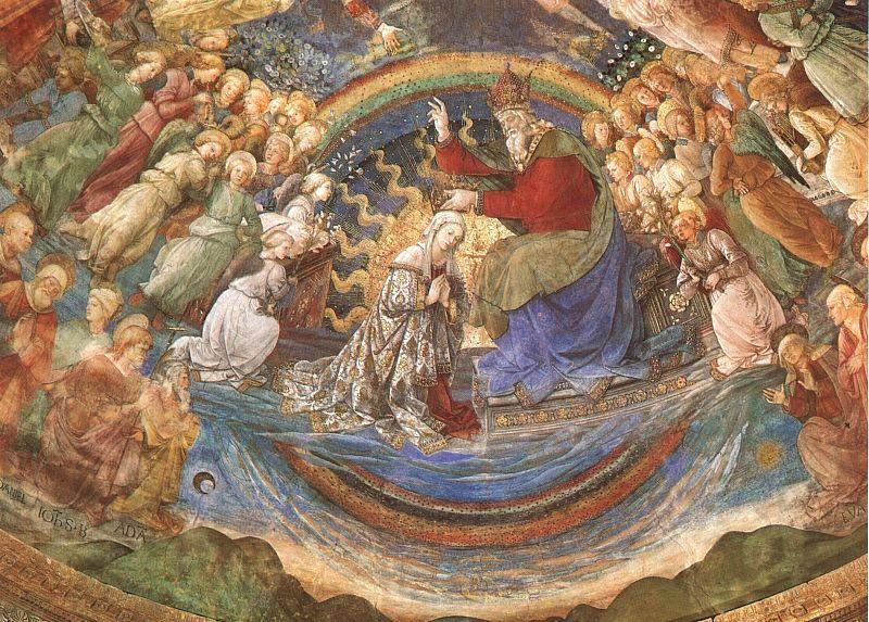 Fra Filippo Lippi Coronation of the Virgin Norge oil painting art